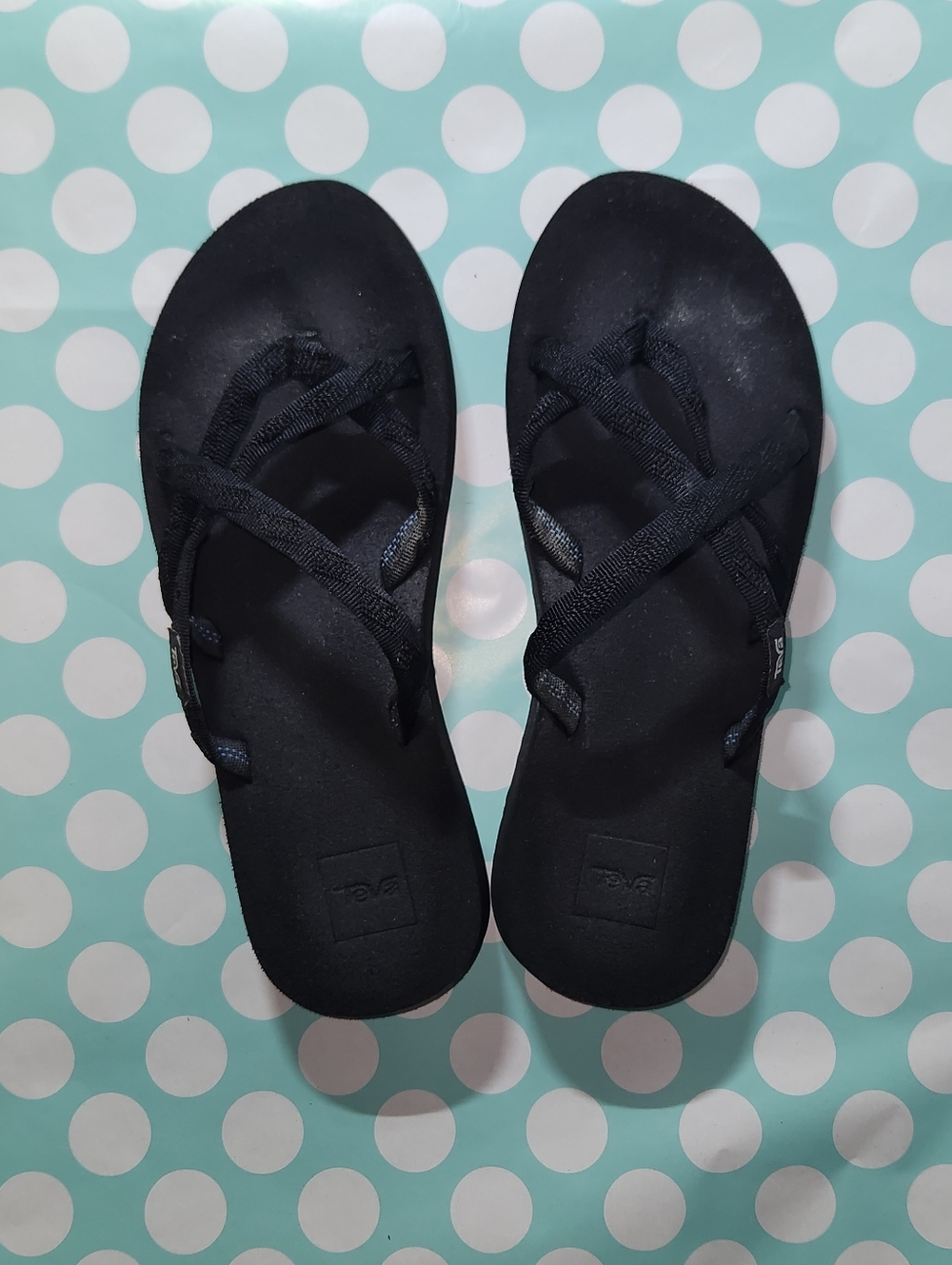Teva Womens Black Sandals - Picture 2 of 8